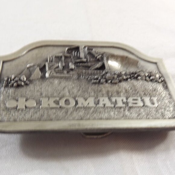 Komatsu Heavy Equipment Belt Buckle 1982 - Picture 3 of 9
